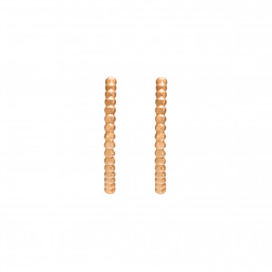 Boucles d'oreilles WAGRAM or rose 2