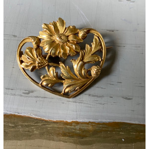 Broche florale vintage... 2